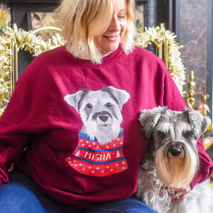 schnauzer christmas jumpers