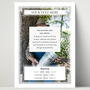 In Loving Memory Of Photo Print Personalised Memorial Gift, thumbnail 2 of 5