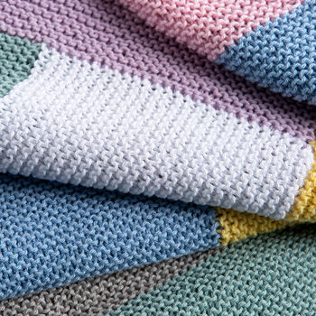 Log Blanket Easy Knitting Kit, 6 of 8
