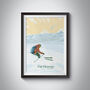 Val Thorens Ski Resort France Travel Poster Art Print, thumbnail 1 of 8