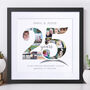 Personalised Silver Wedding Anniversary Collage, thumbnail 2 of 11