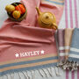 Personalised Cotton Tea Towel, Soft Cotton Tablecloth, thumbnail 7 of 10