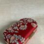 Red Oval Handcrafted Clutch Bag, thumbnail 3 of 4