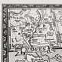 Yorkshire Dales Map Hand Drawn Fine Art Print, thumbnail 7 of 12