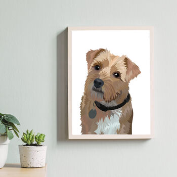 Custom Peek A Boo Pet Portrait For Dog And Cat Gift, 9 of 11