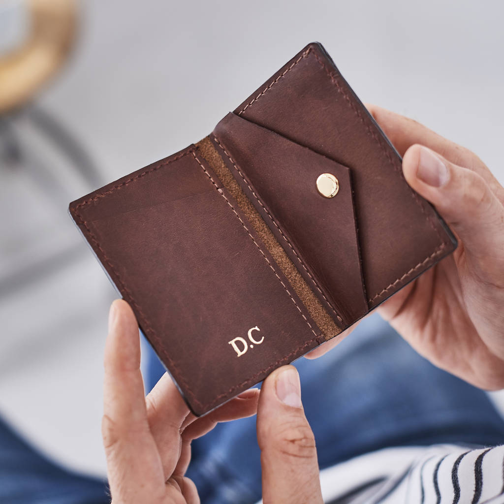 leather card holder wallet