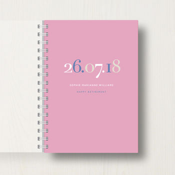 Personalised Retirement Or Leaving Journal Or Notebook, 10 of 10