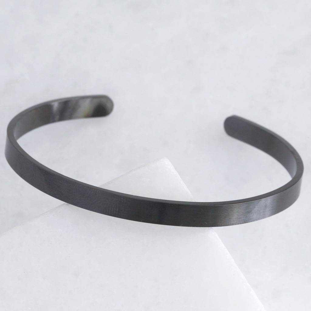 Men's Stainless Steel Torque Bangle By Lisa Angel