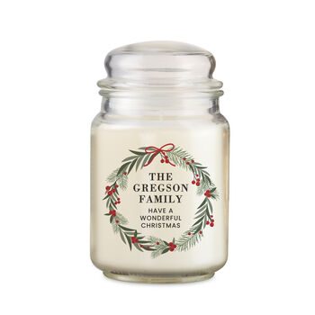 Christmas Scented Candle Personalised Gift, 3 of 4