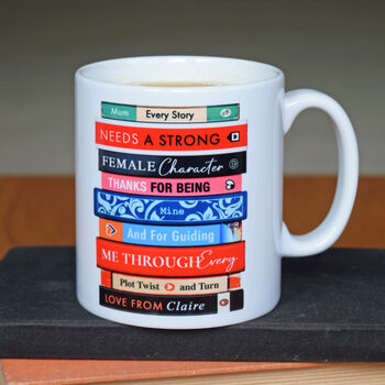 Personalised Literary Mug Gift For Mum, 2 of 4