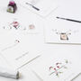 Watercolour Christmas Cards Pack Of Eight, thumbnail 10 of 11
