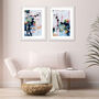 Abstract Art Prints Set Of Two Original Posters, thumbnail 1 of 9