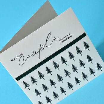 To A Special Couple With Love At Christmas Card, 3 of 6