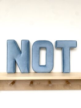 Velvet Fabric Letters, 5 of 9