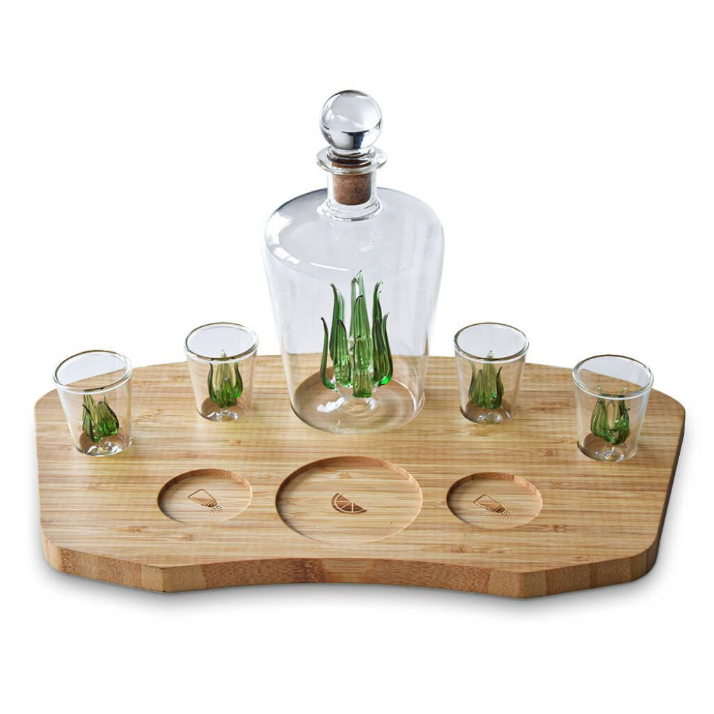 Tequila Decanter And Shot Glasses Set By all things Brighton beautiful