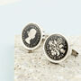 Personalised 60th Birthday Enamelled Sixpence Cufflinks, thumbnail 6 of 11