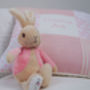 Baby Pink Nursery Name Cushion, thumbnail 9 of 10