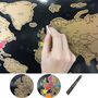 Scratch Off World Map Travel Gifts, thumbnail 6 of 12