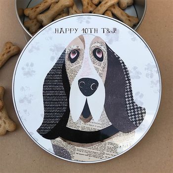Dog Treat Tin 65 Personalised Designs Available, 12 of 12