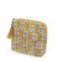Kimaya Saffron Yellow Cosmetic Bag, thumbnail 2 of 3