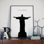 Rio De Janeiro Christ The Redeemer Landmark Print, thumbnail 1 of 4