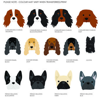 Personalised Favourite Human Dog Print, 5 of 12