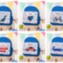 Personalised Kid's Blue Mini Rucksack, thumbnail 2 of 12