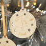 Zodiac Birth Flower 3D Christmas Tree Decoration Bauble, thumbnail 3 of 7