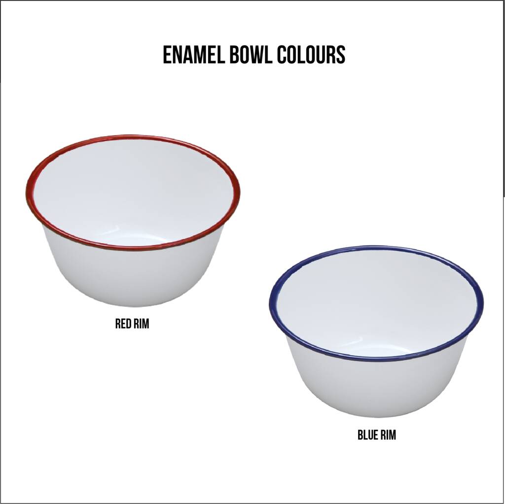 Personalised Enamel Dog Bowl By Sophia Victoria Joy