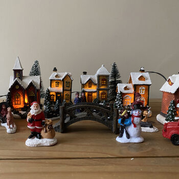 Christmas Village Scene For Windowsills Or Mantlepieces, 3 of 9