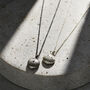 Men’s Molten Orb Initial Necklace, thumbnail 1 of 6