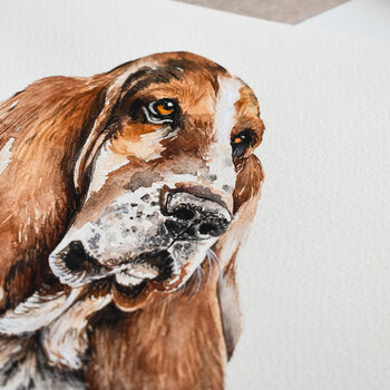 Original Hand Painted Watercolour Dog Portrait | Custom Pet Portrait From Photo, 2 of 11