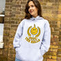 Deck The Halls Women's College Style Christmas Hoodie, thumbnail 2 of 4