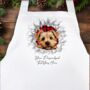 Personalised Christmas Norfolk Terrier Break Through, thumbnail 4 of 10