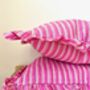 Quilted Indian Block Print Cushion, thumbnail 4 of 4