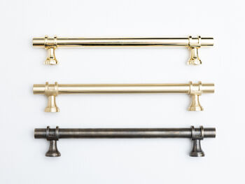 Solid Brass Plain Kitchen Pull Handles And Knobs, 5 of 12