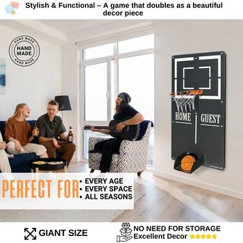 Xxl Basketball Hoop For Wall, 4 of 8