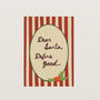 Dear Santa, Define Good Christmas Print, thumbnail 4 of 7
