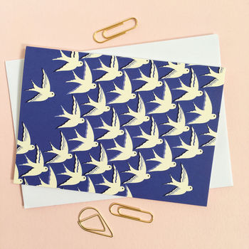 Multi Set Of Eight Bird Print Thank You Cards, 7 of 11