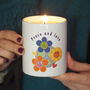 Personalised Smiley Candle, thumbnail 1 of 3