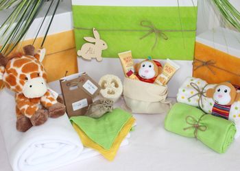 Unisex Pamper Hamper For Mother And Baby, Safari Animal, 3 of 5