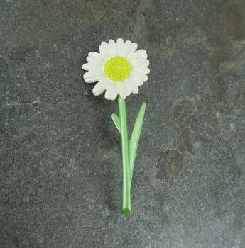 Daisy White Flower Brooch, 4 of 6