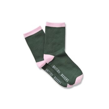 Women's Four Pair 'Juniper' Bamboo Sock Gift Box, 2 of 5