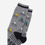 Men's Cycling Road Race Bamboo Socks Grey, thumbnail 3 of 4
