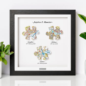 Personalised 3D Jigsaw Map Valentines Day Gift For Boyfriend, Girlfriend Or Couples, 9 of 12