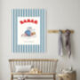 Babar Postman Nursery Art Print, thumbnail 4 of 4