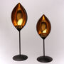 G Decor Set Of Two Zion Flame Tealight Candle Holders, thumbnail 2 of 4