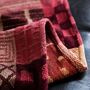 Bohemian Large Patchwork Throw Blanket Bedspreads, thumbnail 4 of 6