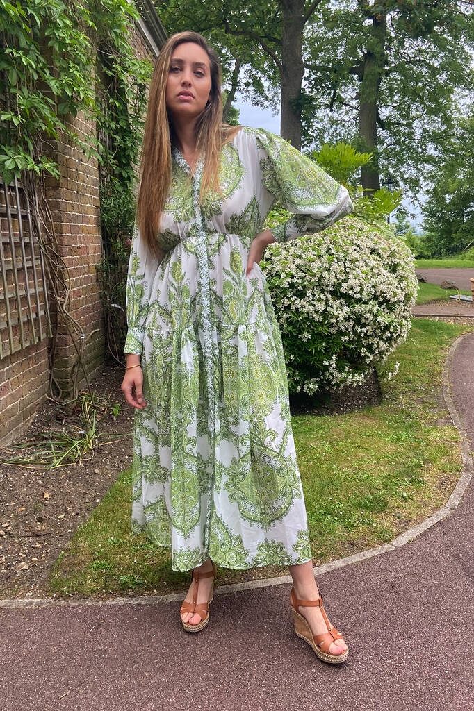Axelle Green Dress, 1 of 5