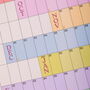 2026 2027 Large A1 Academic Year Wall Planner | Rainbow, thumbnail 7 of 7